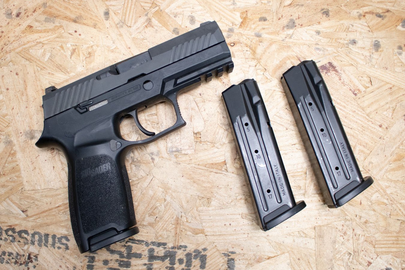 SIG SAUER P320 Carry 9mm Police Trade-In Pistol with Three Magazines